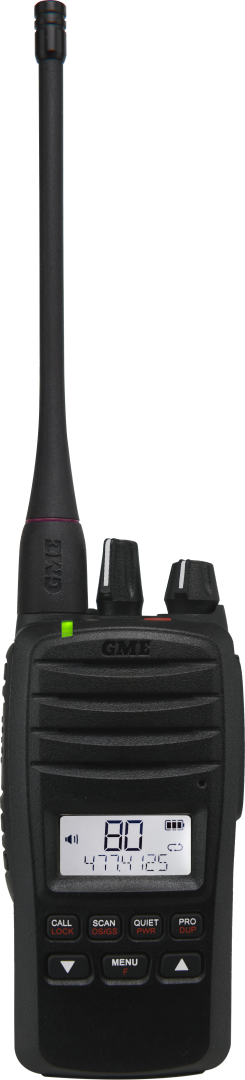 GME TX6600S 5 WATT UHF CB HANDHELD RADIO – IP67