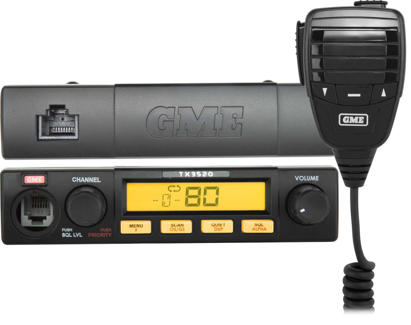 TX3520S - 5 Watt Remote Head UHF CB Radio with ScanSuite™